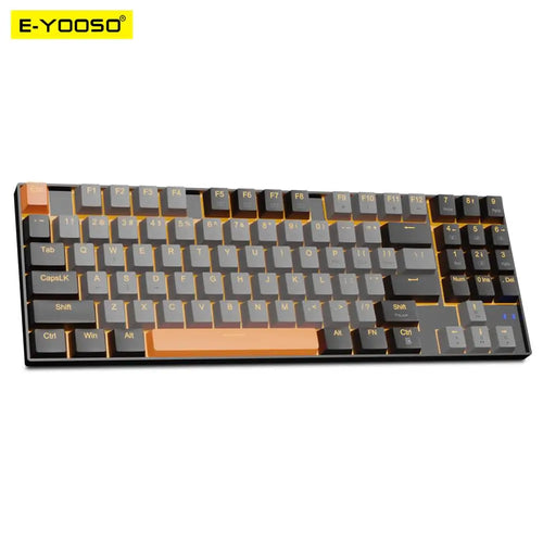 E-YOOSO Z13 USB Mechanical Gaming Keyboard Blue Red Switch 89 Keys Wired Detachable Cable Gamer for Computer Pc Laptop