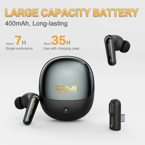 ONIKUMA 2025 NEW TX610 dual-mode  gaming headphones with high-definition call sound quality and low latency for gaming