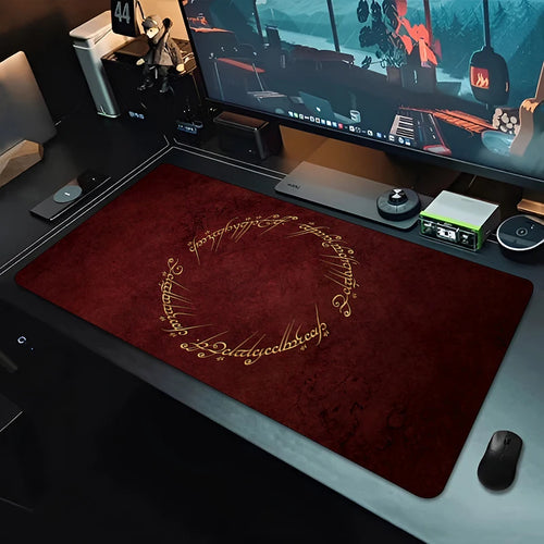 Gamer Mousepad Gaming Pc Cabinet Mouse Pad Large Mouse Mat Natural Rubber  L-Lord of the R-Rings Desk Mats Mouse Pad XXL Carpet
