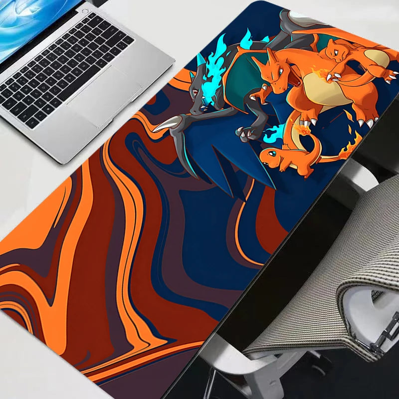 Mouse Pad Gaming P-Pikachu Divine Dragon Accessories Gabinete Gamer PC Computer Desk Mat Large XXL Keyboard Tablet Mousepad