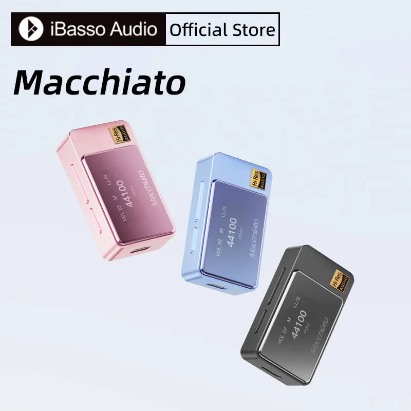 iBasso JR. Macchiato Dongle Cap Portable USB DAC Headphone Amplifier High-Res Audio Femto Second Grade Crystal Oscillator