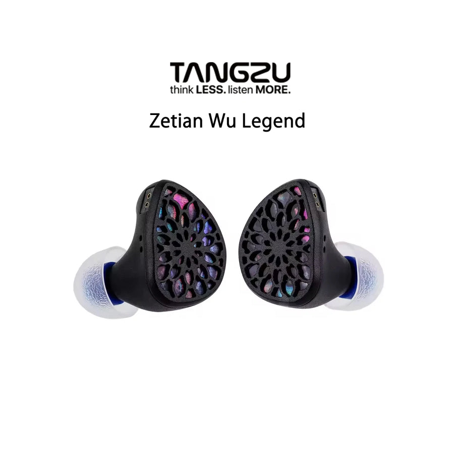 TANGZU Zetian Wu The Legend Dual-Planar Hybrid Driver Wired Earphones IEM 0.78mm 4.4mm Cable Hybrid Driver