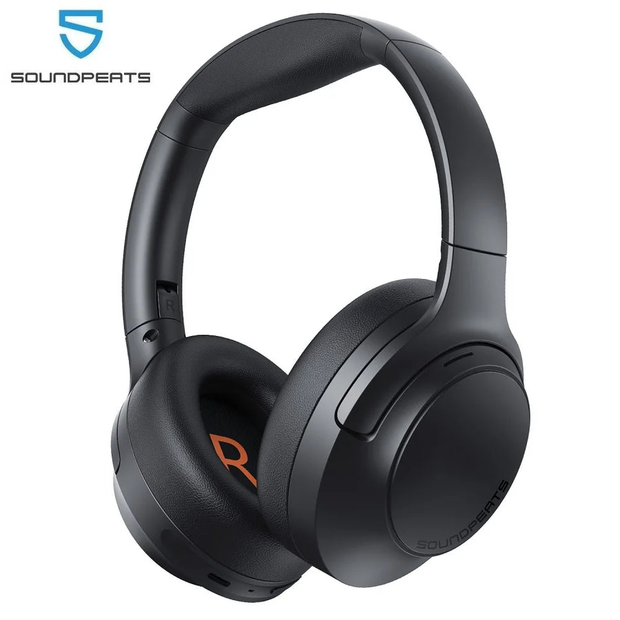 SoundPEATS Cove pro Headphones Bluetooth 6.0 -56dB ANC, Noise-Cancelling Headset, Hi-Res LDAC Lossless Audio, 95H Battery,7-Mic
