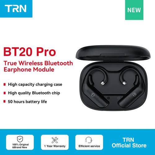 TRN BT20 PRO Wireless Bluetooth 5.3 HIFI Earphones Module Upgrade Cable Replaceable For air pods Conch 0.75 0.78 mmcx 2pinsqdc