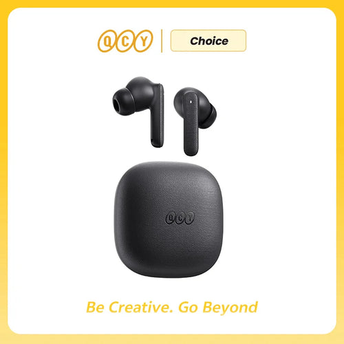 QCY Buds TWS Bluetooth 5.3 Wireless Earphones 10mm Dynamic Driver AI Wind Noise Reduction Earbud 0.68S Low Latency 35H Headphone