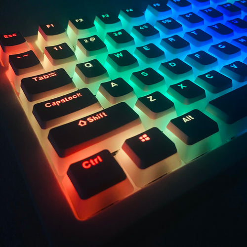 Pudding Keycaps Transparent OEM PBT Key Caps for Gaming Keyboard Custom Mechanical Keyboard 68 75 80 95 108