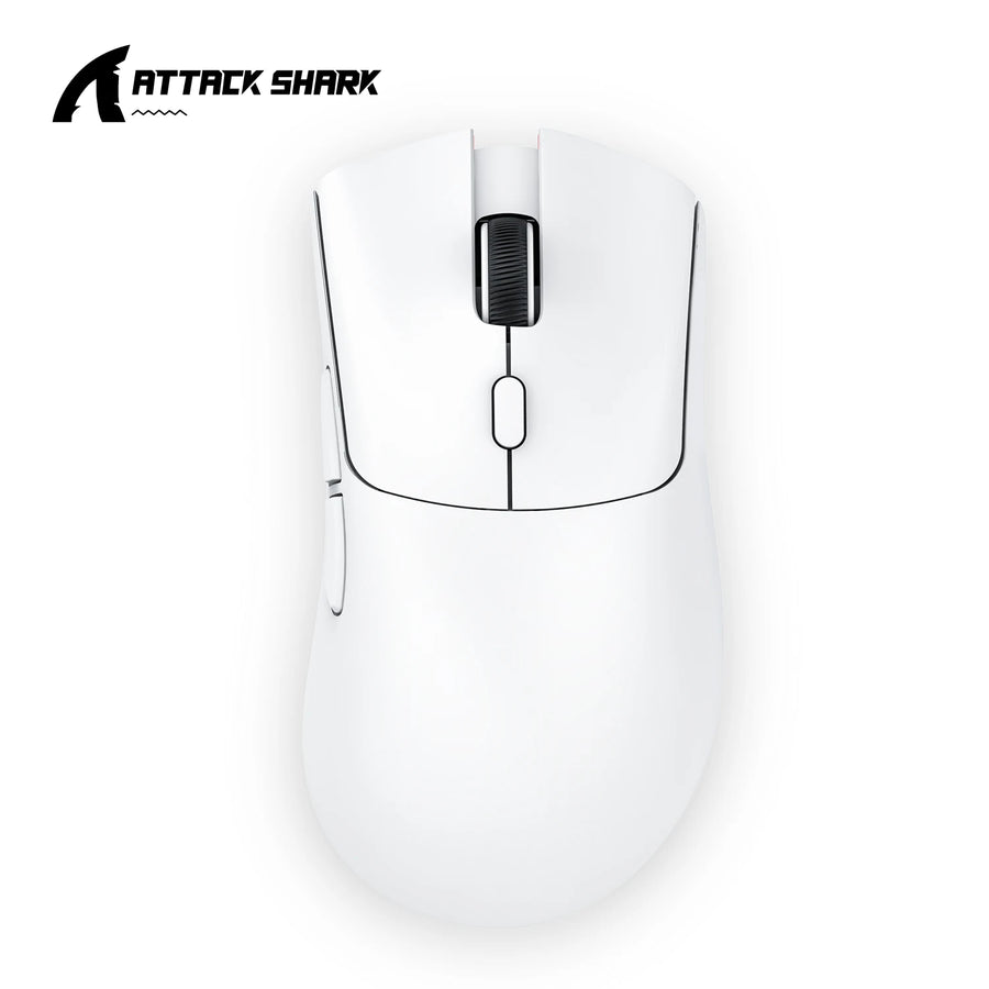 Attack Shark R1 Wireless Mouse,18000dpi 1000Hz PAW3311 ,Bluetooth Tri-mode Connection, Macro Gaming Mouse